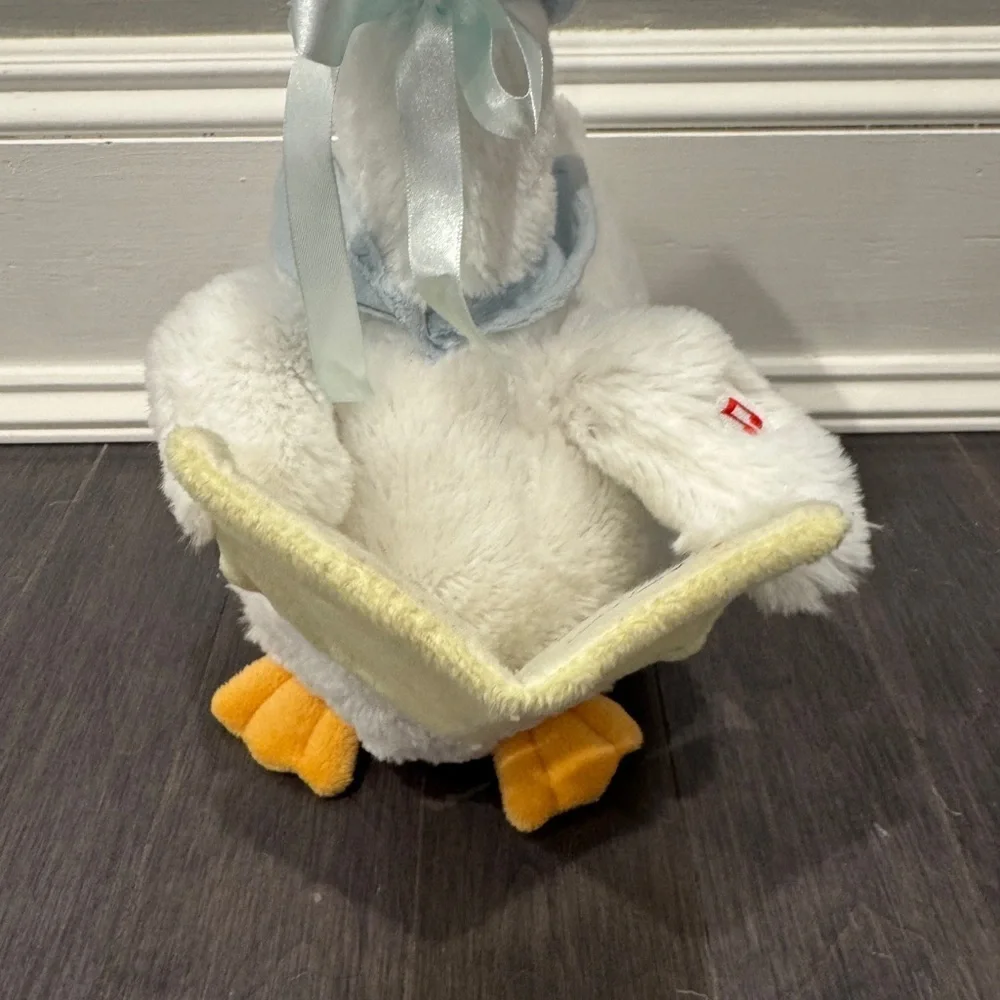 Cuddle Barn Charming Mother Goose Light Blue Bonnet- 14in Nursery Rhyme Plush